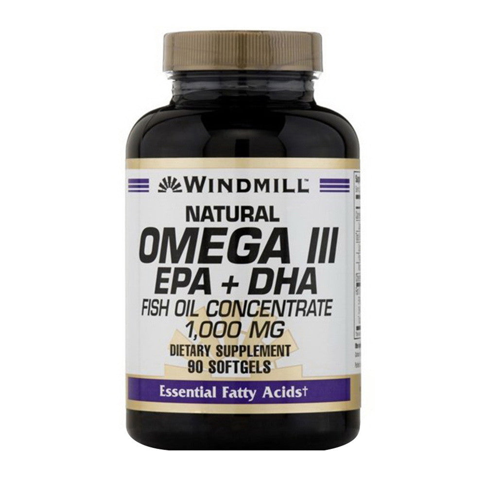 Windmill Omega 3 Fish Oil 1000 Mg Softgels - 90 Ea